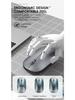 Rechargeable Silent Dual-Mode Bluetooth Wireless Mouse for Gaming and Office Use