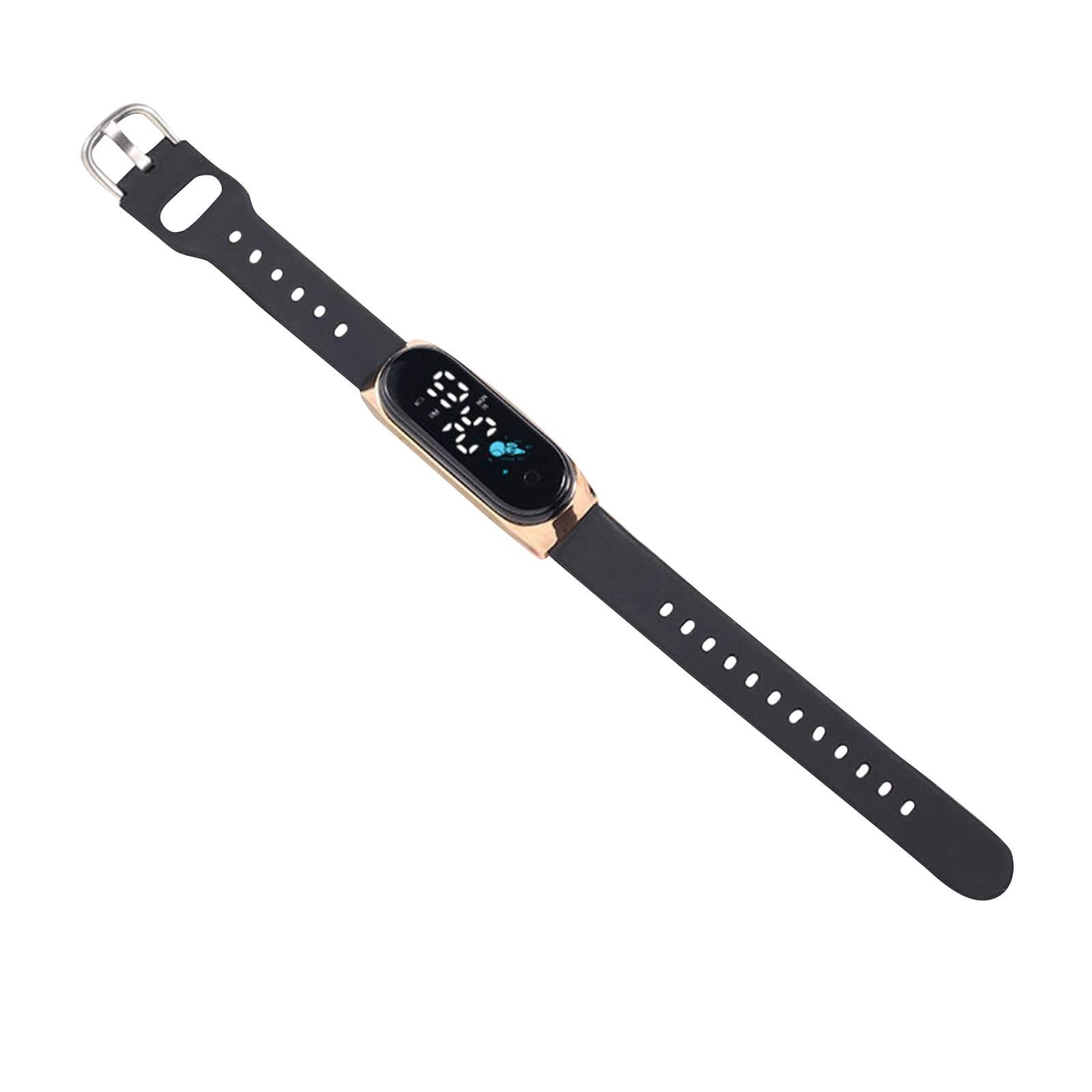 

Детские спортивные часы, уличный браслет, электронные часы, детский браслет One Size чёрный