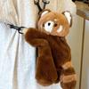 Plush Raccoon Doll Crossbody Bag Doll Animal Shoulder Bag Sweet Children School Bag  Lady