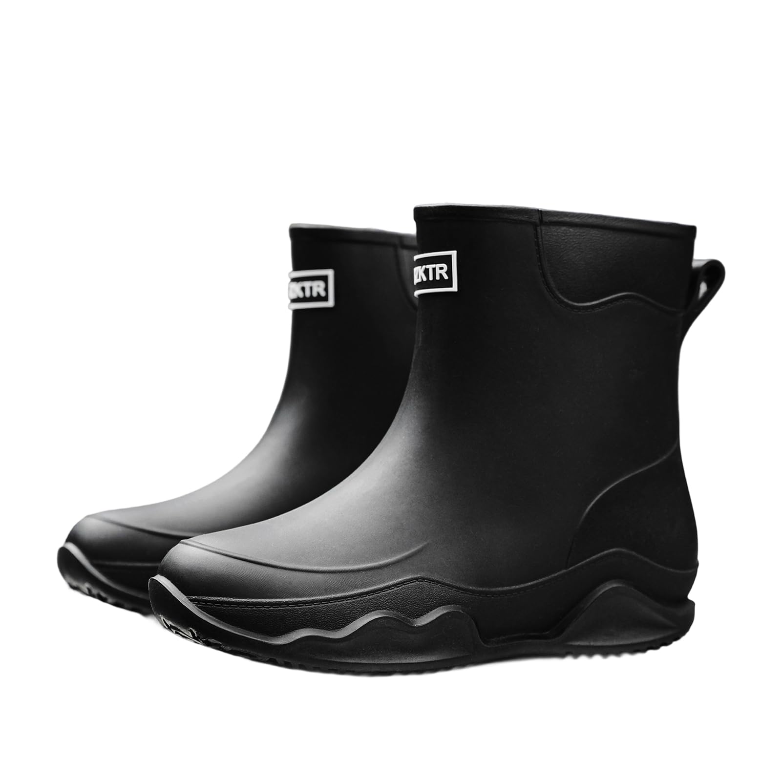 

Formemory Rain Boots for Men and Waterproof Short Suitable for Rain and Rainy and Disaster Perfect for Outdoor and Farmwork Size Japanese Shoe Women, чёрный