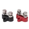 Battery Terminal Block M8 Positive Negative Post Connector Set Kit DC 12V 24V for Car Boat