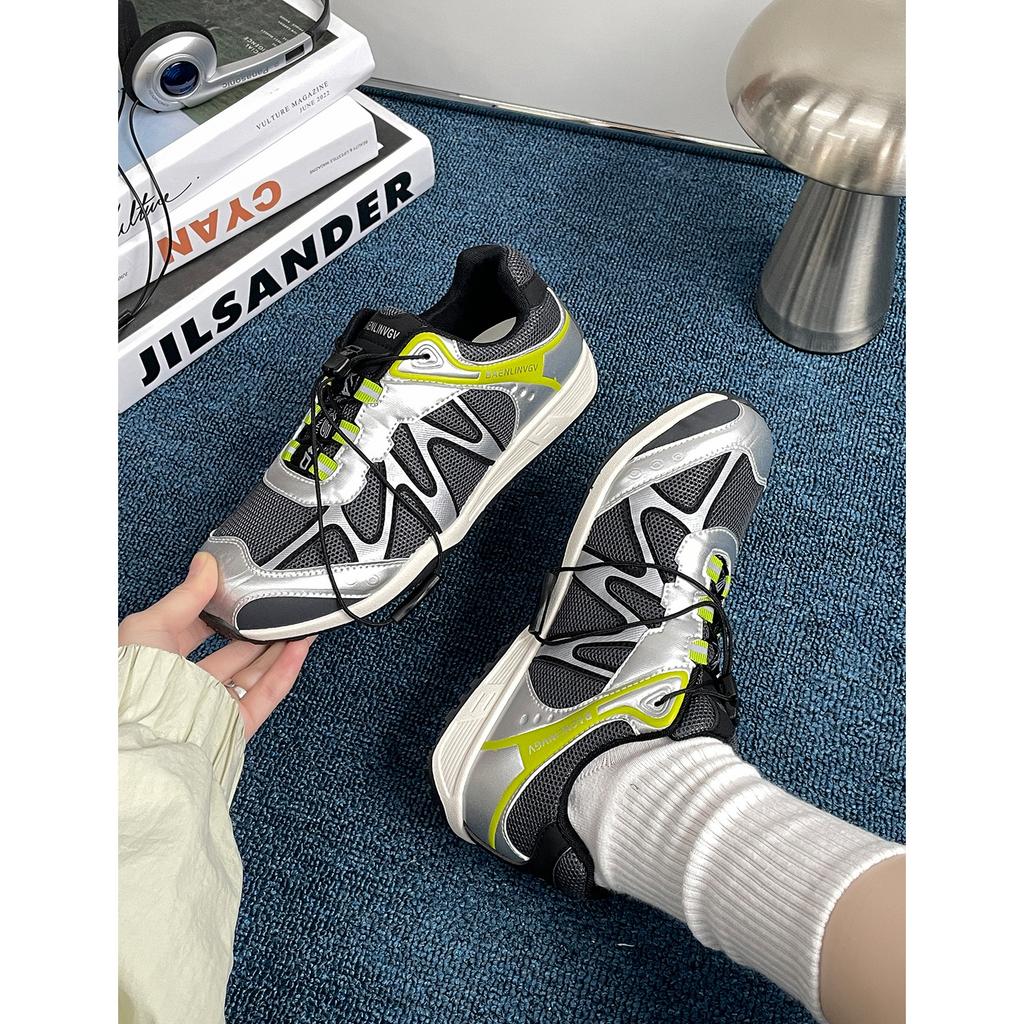 Mesh breathable and light Forrest Gump shoes women's 2025 autumn new fashion versatile sports casual small German training shoes