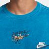 Nike Sportswear Logo Crew Neck Short Sleeve T-Shirt Men Tops Blue DC2729-301