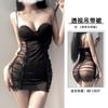 Xianyi Erotic Underwear Women's Transparent Uniform Temptation Steel Tray Small Chest Gathering Pajamas Sexy Perspective Clothes Suit