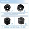 20Pcs 17Mm Wheel Lug Nut Covers Caps + Removal Tool Replacement For VW Lug Nut Cover Jetta Beetle Passat GTI CC Wheel Bolt 1K0 601 173 (Black)