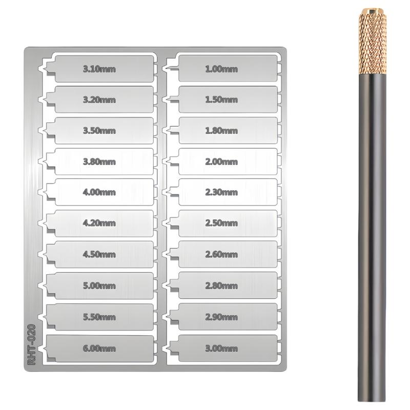 

Professional Round Hole Cutter Hole Maker Kits with 20 Size Tool with Ergonomic Handle for Miniature Model Crafting