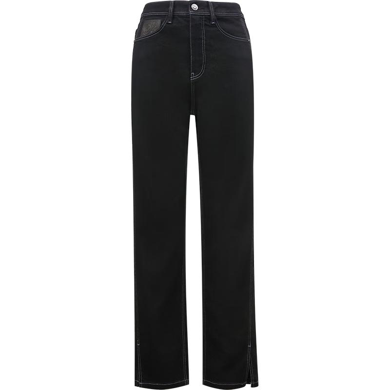 ONLY Women's 2025 Summer Lycra High-Waist Straight Cropped Denim Jeans