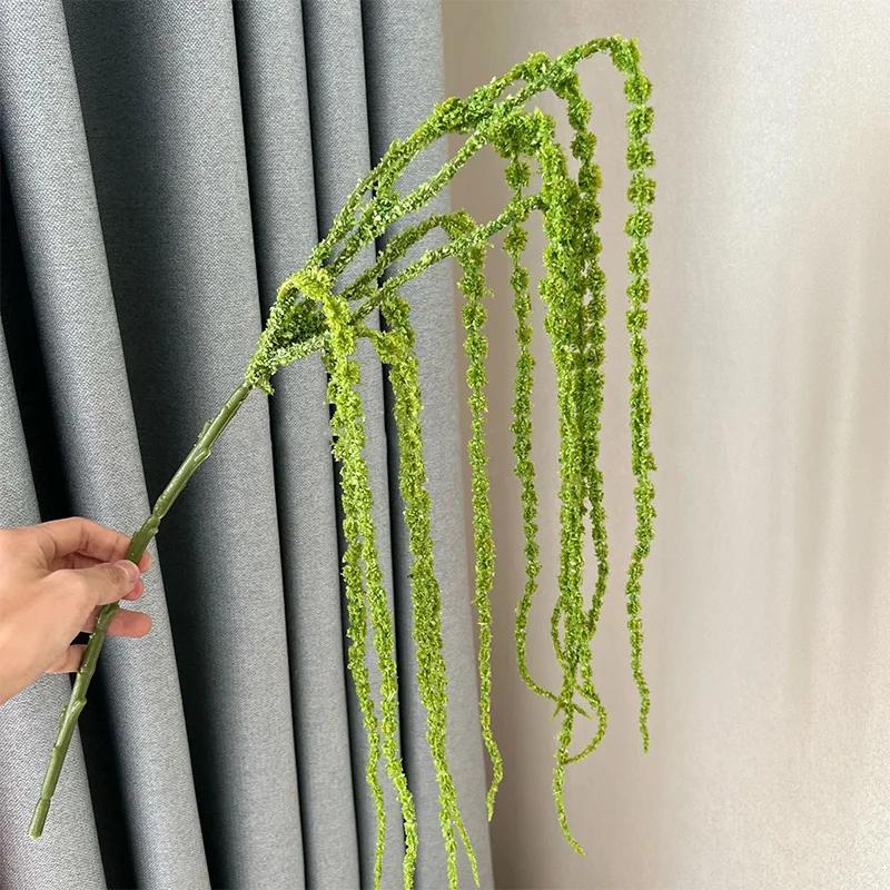 65Cm Artificial Green Plants Plastic Simulate Fake Flower Plant Wedding Birthday Party Flower Arrangement Home Garden Decoration