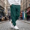 Casual joggingbroek voor heren met elastische tailleband en taps toelopende pijp voor sportkleding