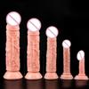 Gerçekçi Yapay Penis Cilt Hissi Kadınlar İçin Seks Oyuncakları Büyük Penis Vakumlu Kadın Mastürbatörü Anal Seks Ürünü