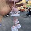 Halloween Crochet Kit Crochet Ghost Bag Charm DIY Kit Crochet Project Ghost Hanging Decoration Craft Set for Crochet Lovers