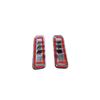 For Hummer H2 2003-2007 ABS Carbon Fiber Car Door Air Outlet Frame Decorative Sticker Car Interior Accessories