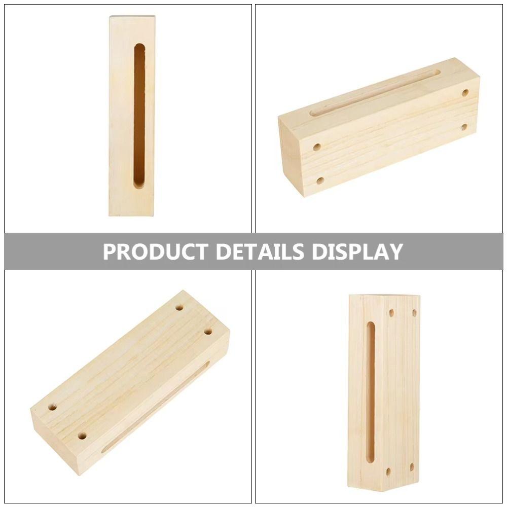 with Mallets Musical Rhythm Block Wood Beaters Orff Music Instruments  for Children Toy