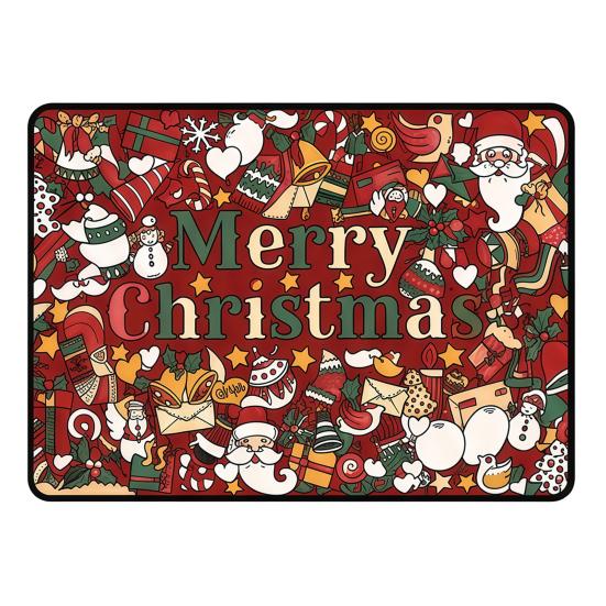 Customizable Christmas Room Decorations DIY Coloring Blanket for Kids Adults, Color Your Own Throw Blanket, 39.4" x Diy 55.1" with 24 Markers,