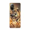 Soft Case For Realme C67 Painting Animals Luxury Silicone Phone Cover for Realme C 67 Protector Transparent Shell Clear Cases