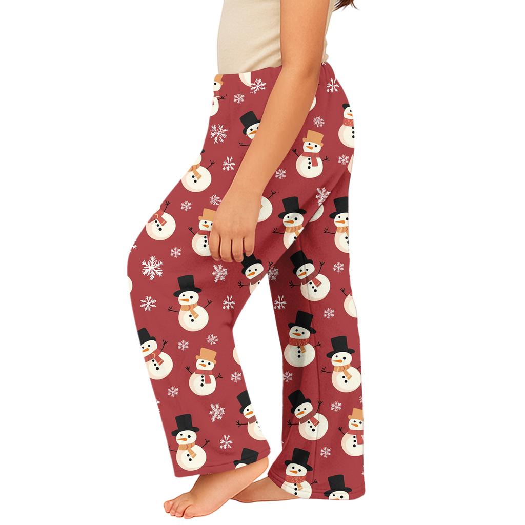 Kinder Winterhose Lange Hose mit Weihnachtsdruck