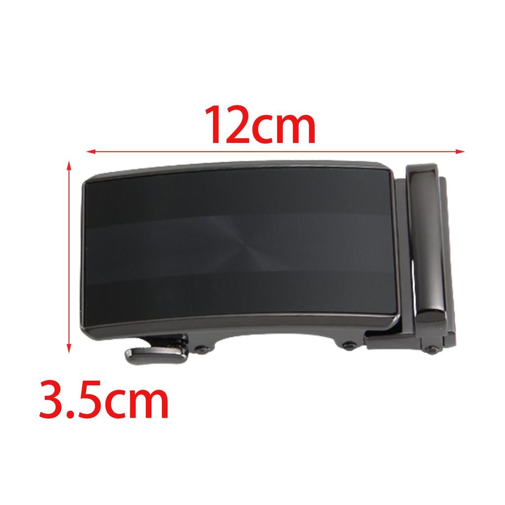 Automatic Belt Buckle Men Waistband Head Black Suit Pants Replacement Buckles for