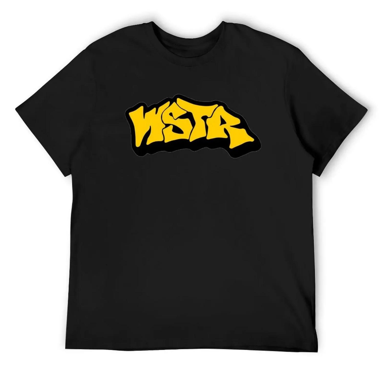 

WSTR Band Logo T-Shirt summer tops customs design your own mens clothes XXXXXL чорний