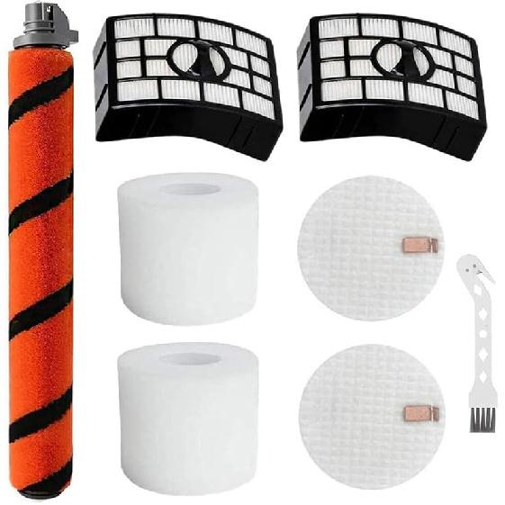 Replacement For Shark APEX DuoClean AZ1002 AZ1000 AZ1000W AX950 AX951 AX952 Vacuum,Part # XFF650 & XHF650 & 1173FT950,1 Soft Brush Roller, 2 Hepa