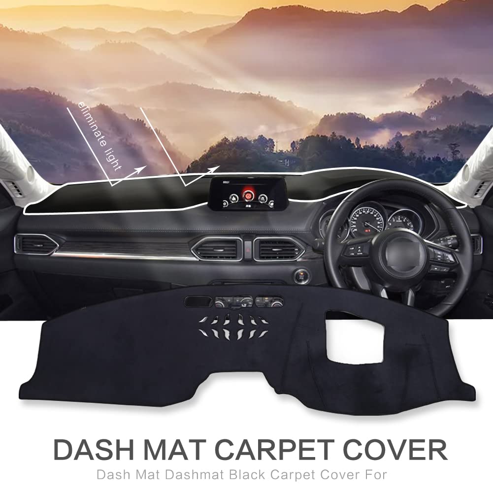 Covoraș de bord SMABEE pentru modelele Mazda Seria KF și Seria KG, parasolar, lumină de bord, accesorii de interior, CX-5 (2016-Prezentă) KFEP/KF5P/KF2P CX-8