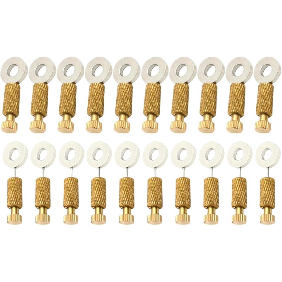 20Pcs Leather Suture Positioning Needles,DIY Leathercraft Located Needles Leather Locking Pins, Leather Craft Stitching Fixed Suture Needles for