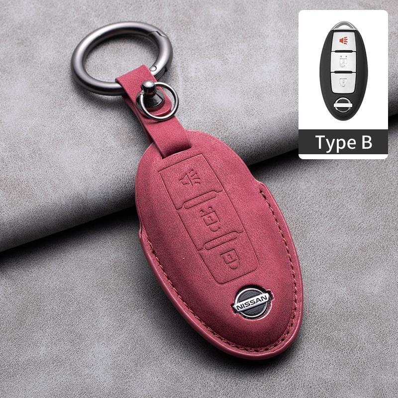 Car Key Remote Case Cover Holder For Nissan Tiida Qashqai J11 J10 Micra Kicks Altima X-Trail Fuga Navara Leaf Note Sentra Murano