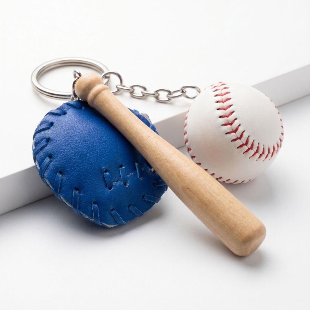 Multiple Color Bag Hanging Personalized Baseball Pendant Creative Car Key Ring Sporty Accessories