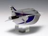 Wave Ultra Seven Ultra Hawk 3 Scale Plastic Model 15cm In No. 1/144 Pre-Colored Kit, Approx. Length, UT-032