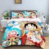 One Piece Sengetøysett Barn Soveromsdekorasjon Dynetrekksett Enkelt Dobbeltseng Queen Size Dynetrekk Putetrekk Gutt Jenter Gave