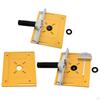 Aluminum Router Table Insert Plate Guide Sliding Brackets 20cm X 24cm/7.87" 9.45" Trimmer Tool for