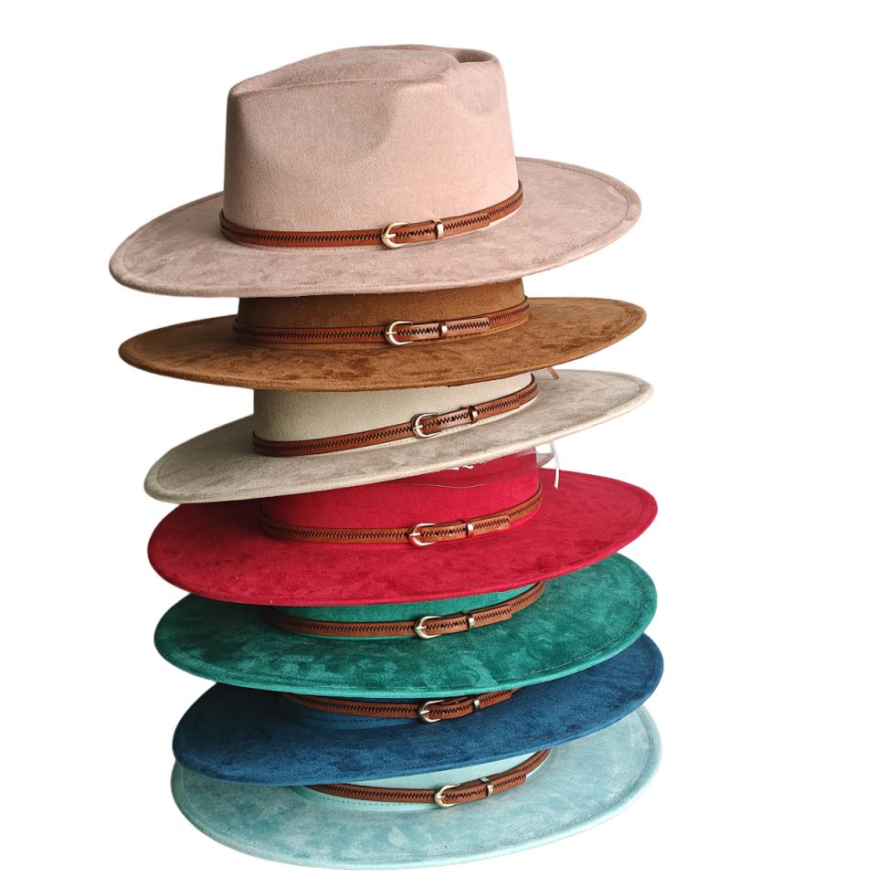 Red Arrow Top Vegan Suede Fedora Hat For Women Men Suitable For Pyrography Painting Gifts Party Etc  Sombrero Hombre