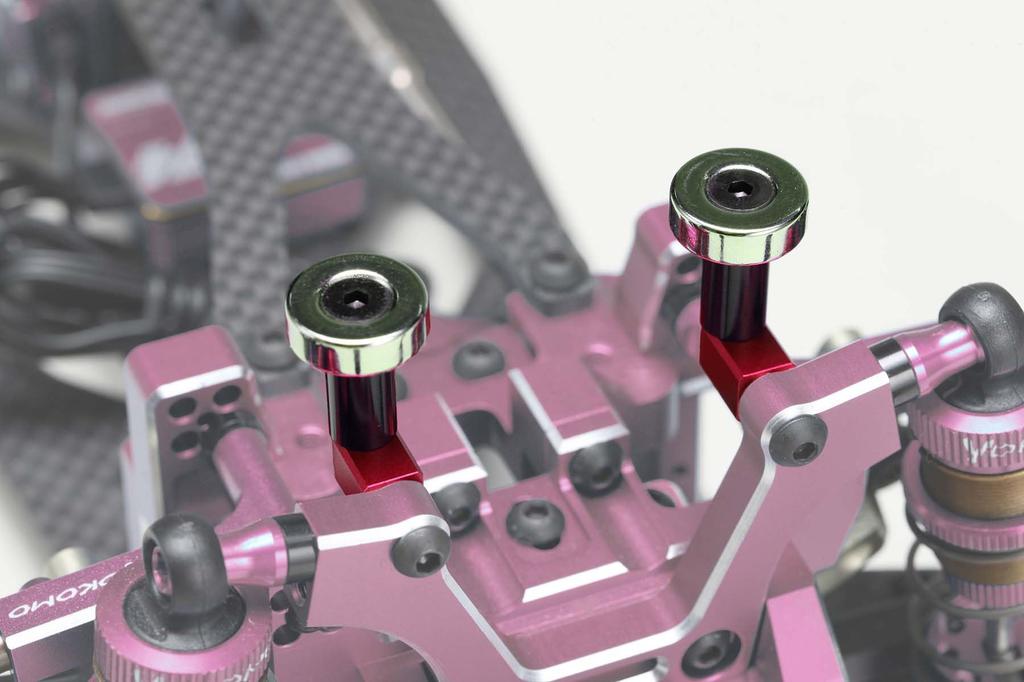 Yokomo Magnetic Front Body Mount (Red) Universal ZS-016MGFR