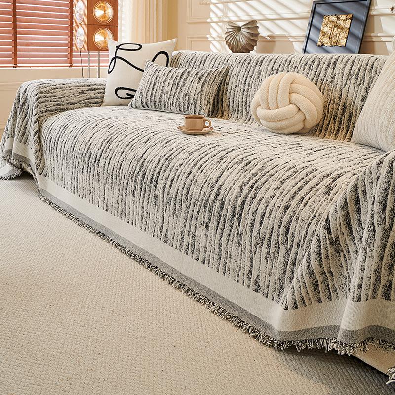 1Pc Cream Style Sofa Towel New Chenille All-Purpose All-Inclusive Sofa Cover Cloth Home Textile Products Slipcovers