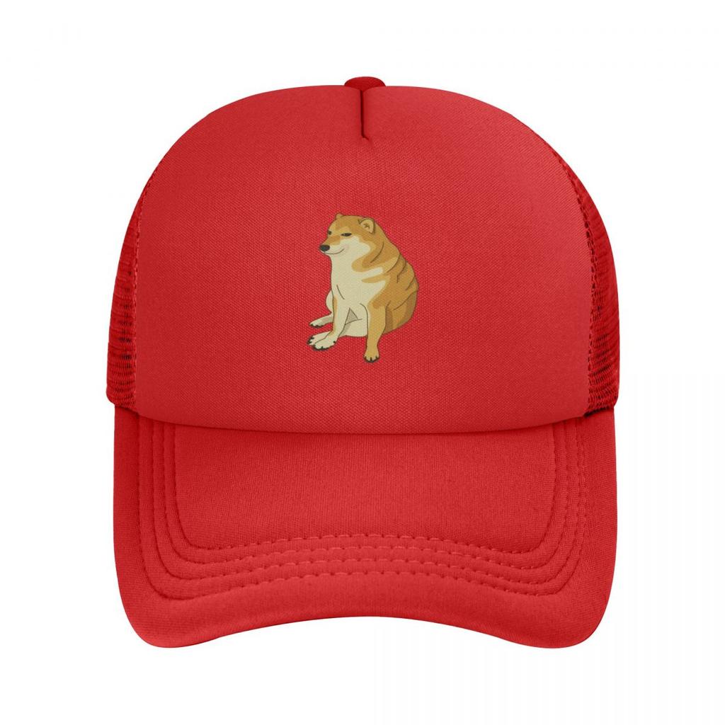 Baseball Caps Meme Balltze Cheems RIP Grpahic Funny Doge Mesh Hats Outdoor Casquette Men Women Hats