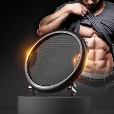Fitness Disque Ab Coulissant Roue Abdominale à 4 Roues Rouleau Exercice Abdominal Disque de Musculation Plaque Coulissante Silencieuse Équipement d'Entraînement Abdominal