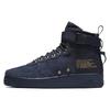 New Sf Air Force 1 Mid Obsidian Metallic Gold 917753-400