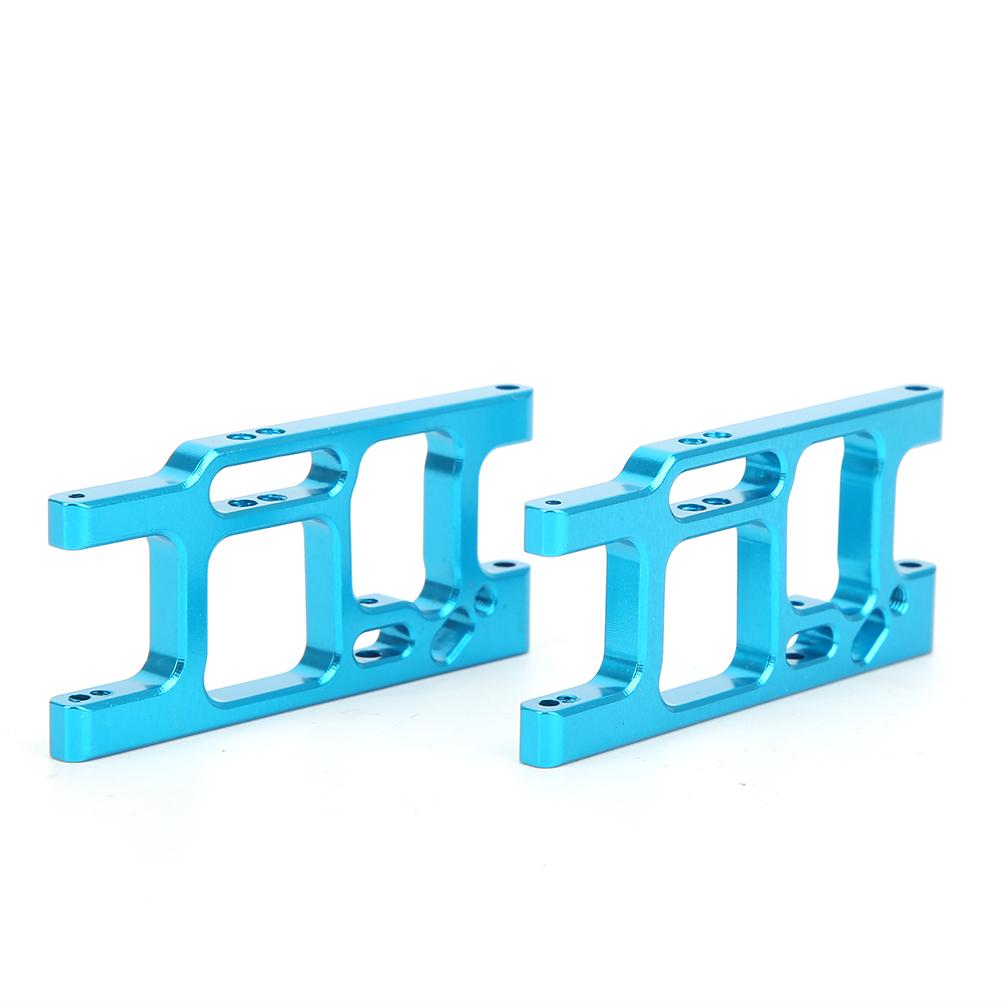Aluminum Alloy Rear Lower Suspension Arm Upgrade Parts Fits for Wltoys 1 14 144001 RC CarBlue F1250B