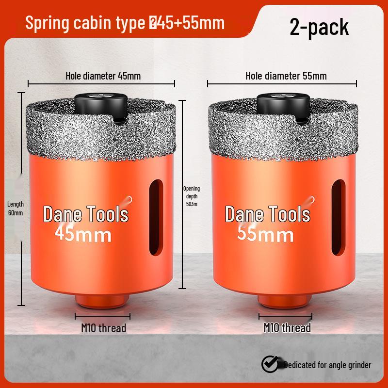 Dane Spring Tile and Stone Hole Enlarging Tool for Dry Cutting