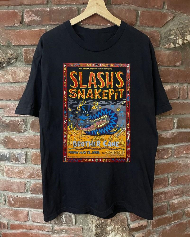 Винтажная футболка Slash s Snakepit Band Brother Cane Унисекс Концертная S - 5XL BO432 Унисекс Футболка S