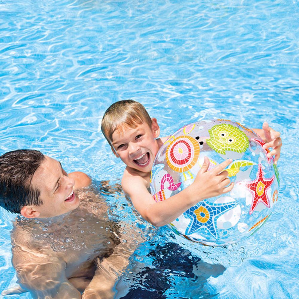 Children's Inflatable Water Ball Outdoor Swimming Toys PVC Inflatable Beach Ball Children's Toys Elastic Float Ball Interactive