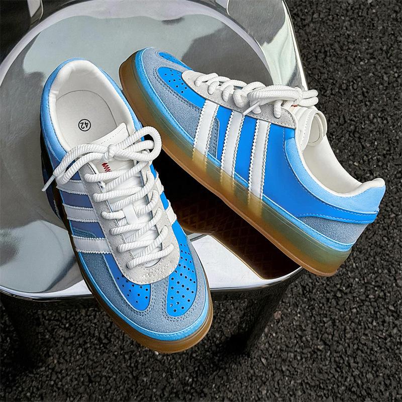 

Новый нишевый дизайн, спортивная повседневная мужская обувь, дышащие трендовые кеды X256 35 синий