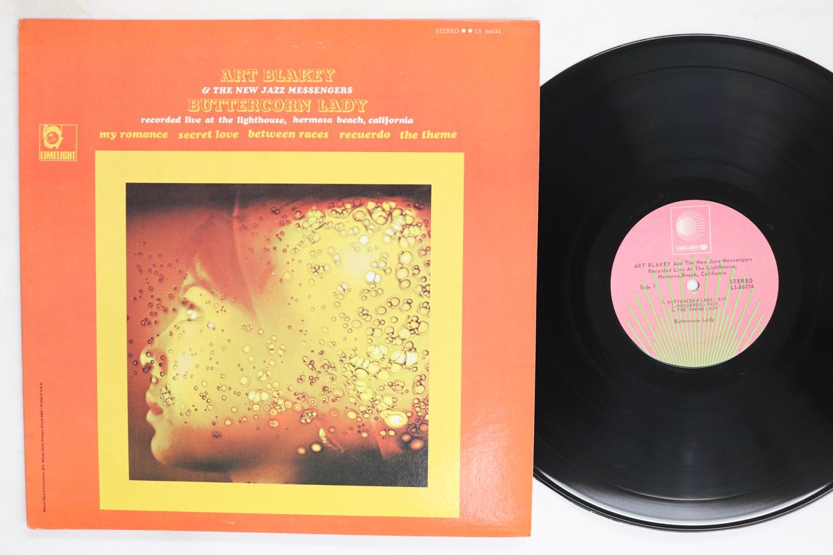 

LP Record ART BLAKEY THE NEW JAZZ MESSENGER Buttercorn Lady Live At The Lightho LS86034 LIMELIGHT 1966 US Jazz Used