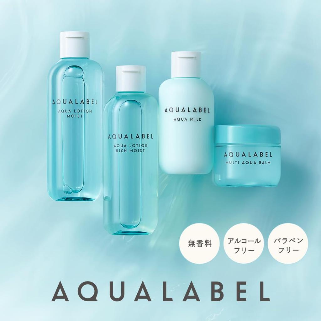 AQUALABEL Aqua Lotion Refreshing 220mL - Fragrance-Free, Alcohol-Free, Paraben-Free, Colorant-Free, Mineral Oil-Free Moisturizing Toner