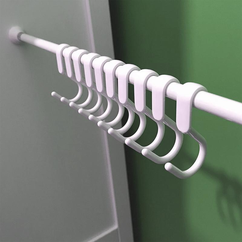 Kast S-haken 10 stuks Heavy Duty S-haken Draagbare Antislip Heavy Duty S-haken Kleine Kast S-haken Voor Keukengerei Pannen Gereedschap
