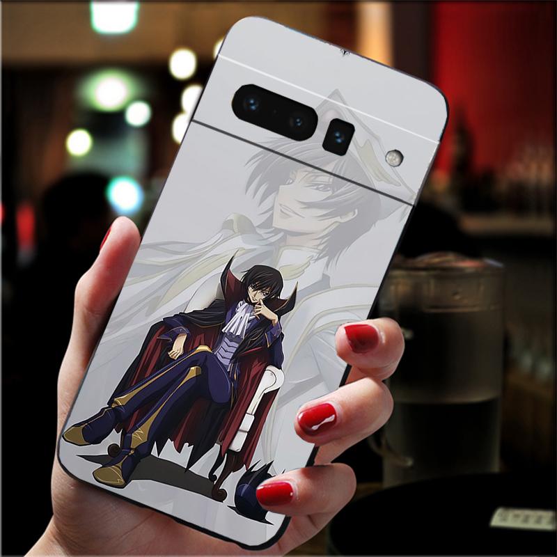 For Google Pixel 10 9 Pro XL Silicone Phone Soft Case For Google Pixel 9A 8A 7A 6A 5 Cover Shell Code Geass Cc Lelouch