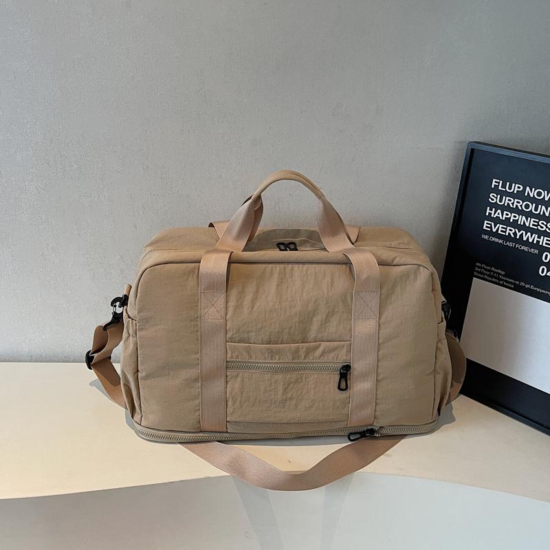 Dry and Wet Separate Sports Fitness Bag Women's Large Capacity Travel Bag Short Distance Luggage Storage Bag