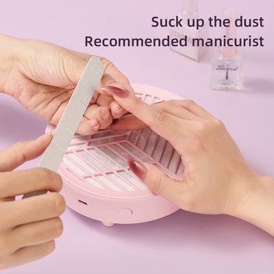 New Nail Dust Collector Extractor USB Portable Vacuum Cleaner Powerful and Low Noise with Remove Paper Filter Nail Equipment