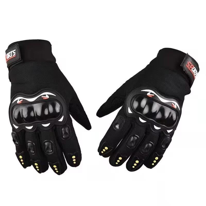 Outdoor Cycling Full-Finger Gloves: Non-Slip, Wear-Resistant, Breathable One Size чёрный