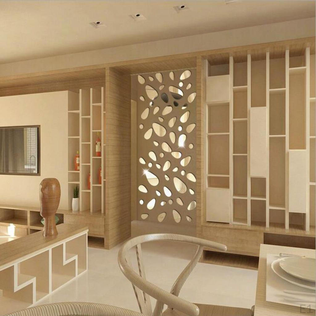12pcs 3 Acrylic Wall Sticker Decal Decoration Mirror Stickers