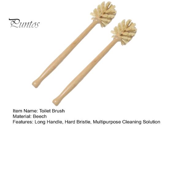 1/2Pcs Sisal Fiber Toilet Brush Eco-Friendly Beechwood Long Handle Cleaning Brush Sustainable Household Cleaning Accessory
